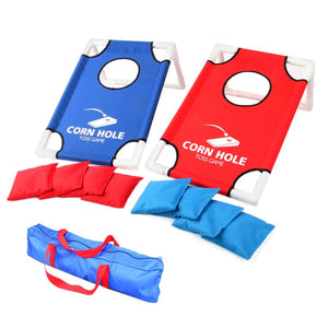 Unleash Fun with the Sandbag Throw Throwing Corn Hole Target Board Toy